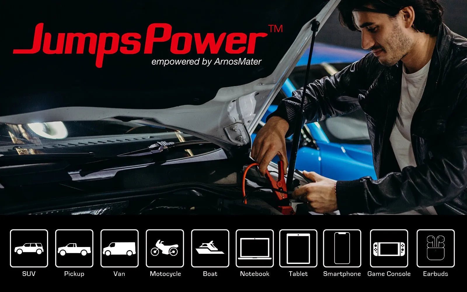2000A JumpsPower Jump Starter Powerbank 37000mWh 12V Phone Car Battery Charger GTS | Southern Sun Drones