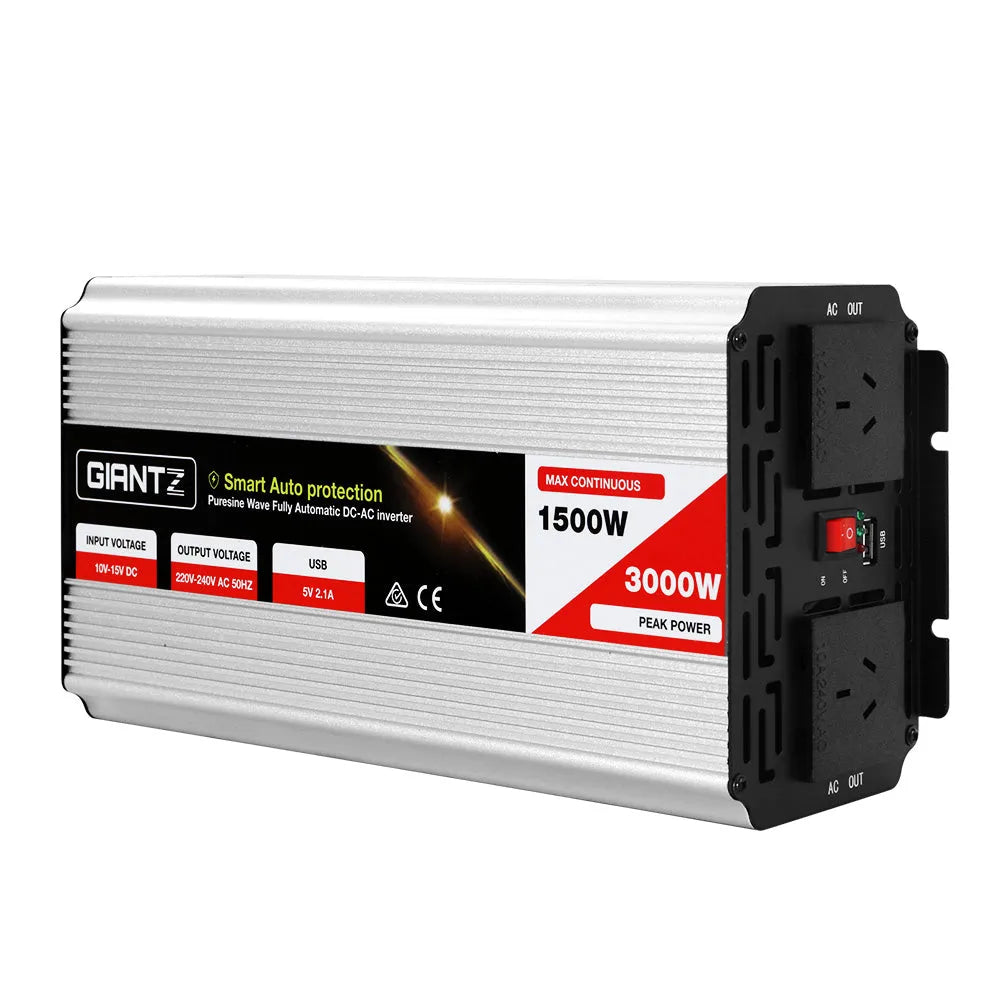 1500W Pure Sine Wave Power Inverter | Giantz | Southern Sun Drones