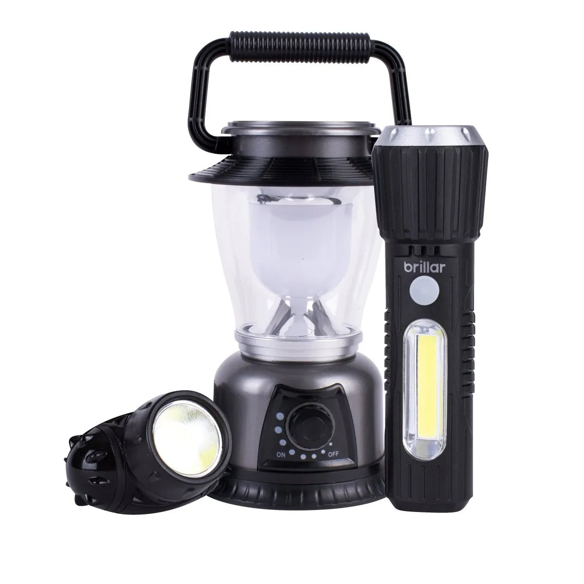 Brillar Legendary Trio Touch, Headlamp & Lantern | Southern Sun Drones