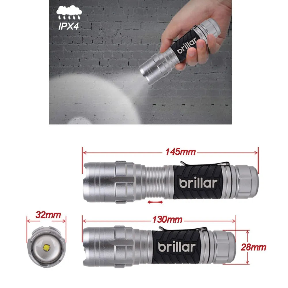 Brillar Mighty Mate Flashlight - 300 Lumen Battery Torch | Southern Sun Drones