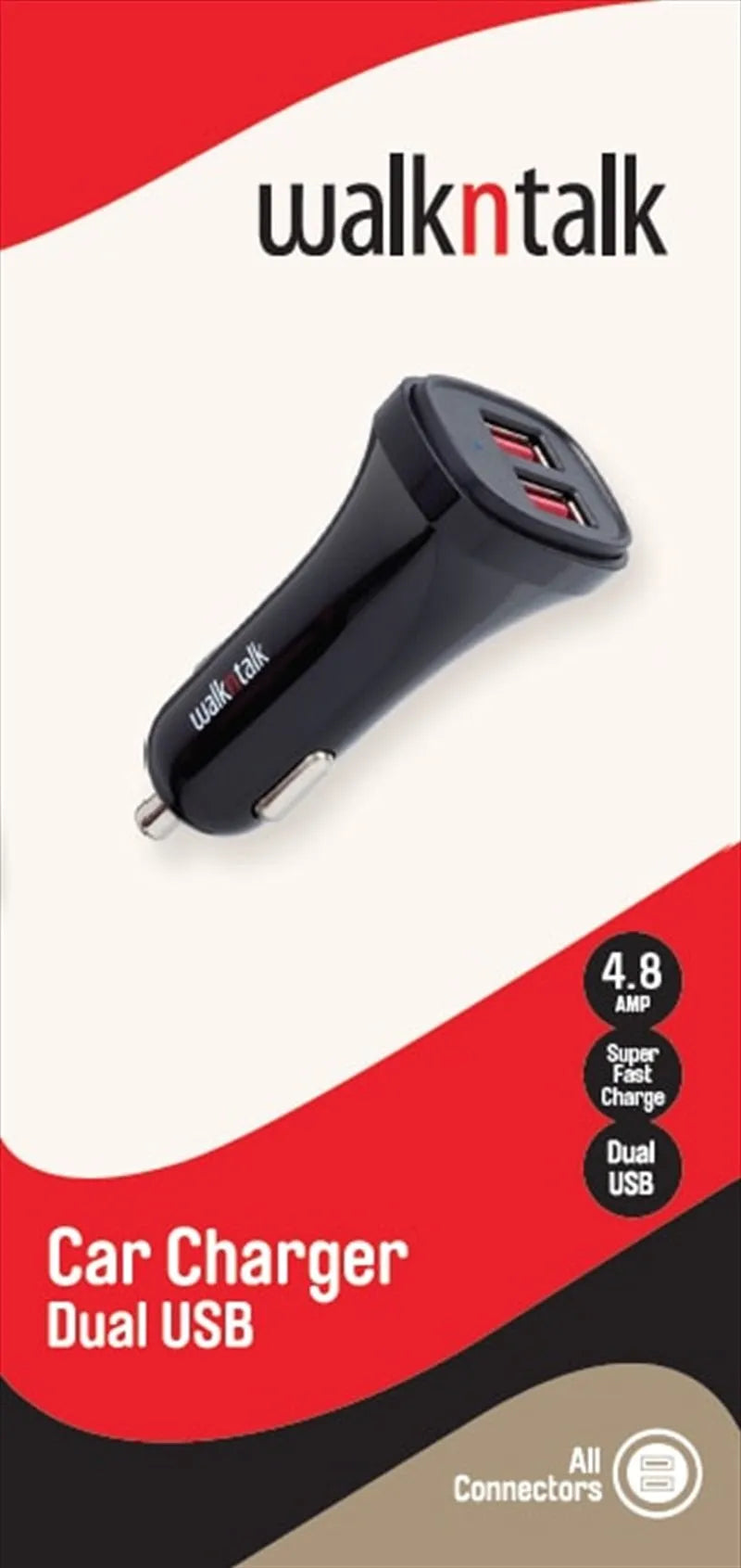Car Charger Dual 4.8a | Southern Sun Drones