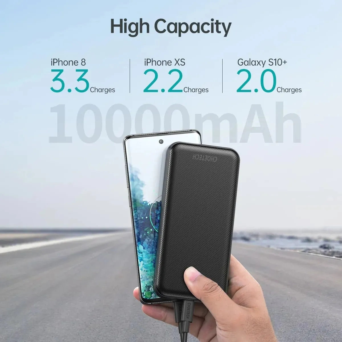 CHOETECH B627 10000mAh PD18W Power Bank | Southern Sun Drones