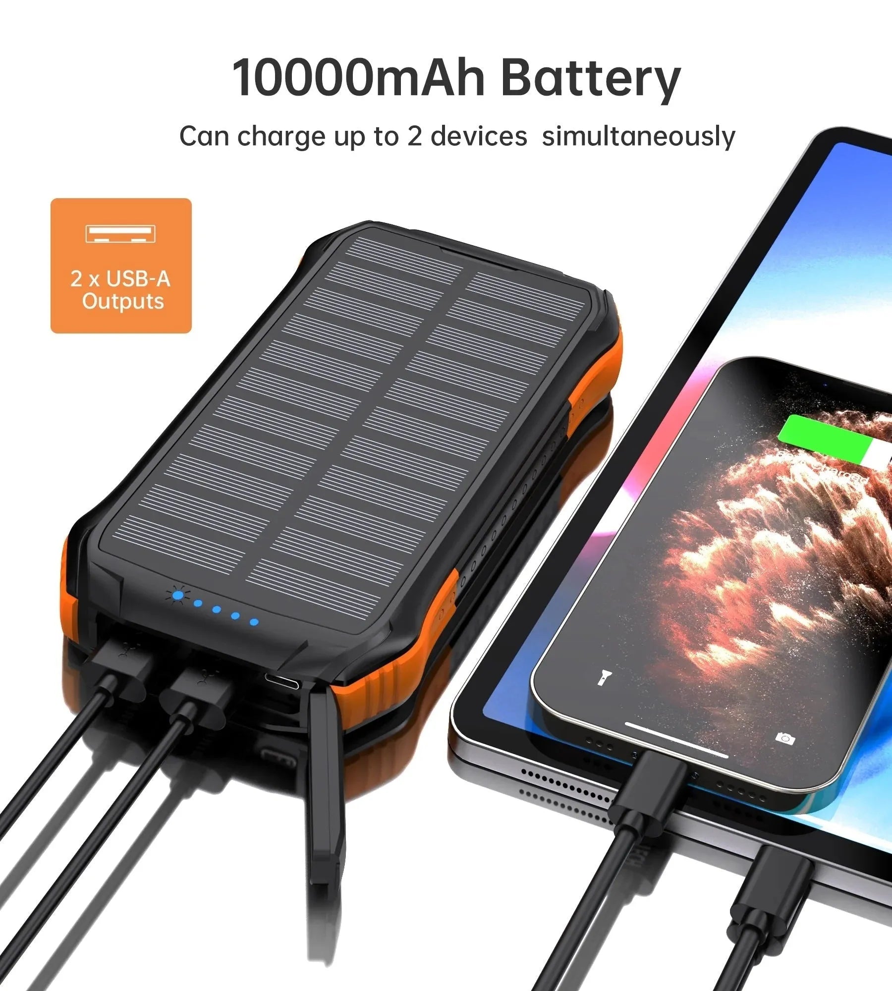 CHOETECH B658 10000mAh Solar Power Bank | Southern Sun Drones