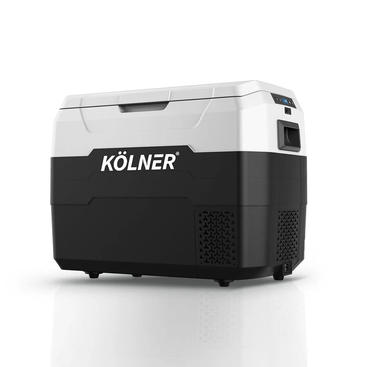 Kolner 40l Fridge Freezer Cooler 12/24/240v Camping Portable Esky Refrigerator - Black | Southern Sun Drones