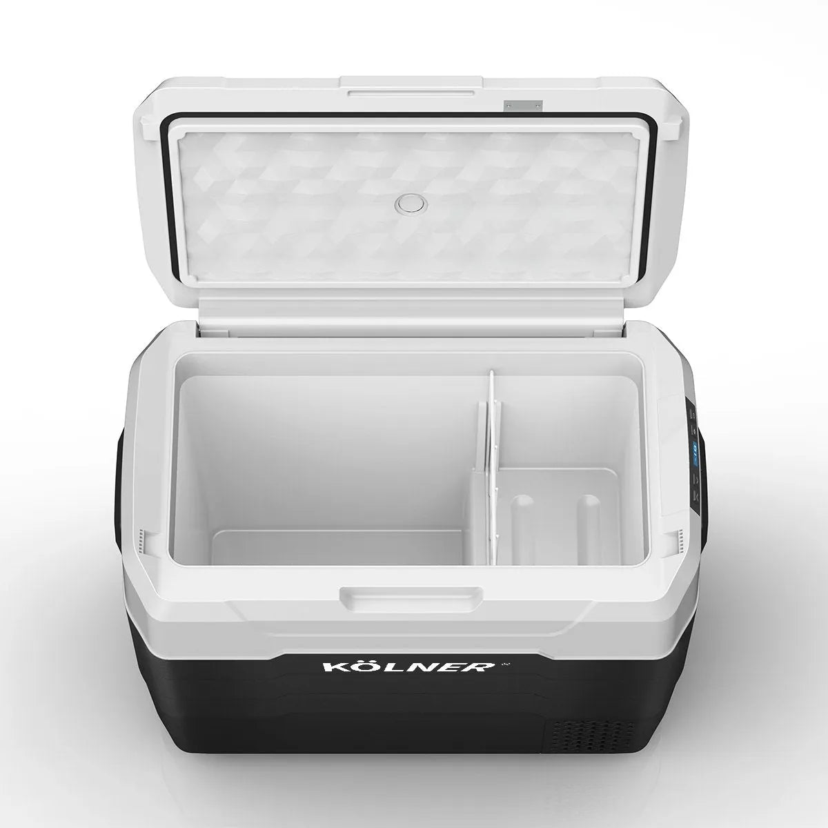 Kolner 50l Fridge Freezer Cooler 12/24/240v Camping Portable Esky Refrigerator - Black | Southern Sun Drones