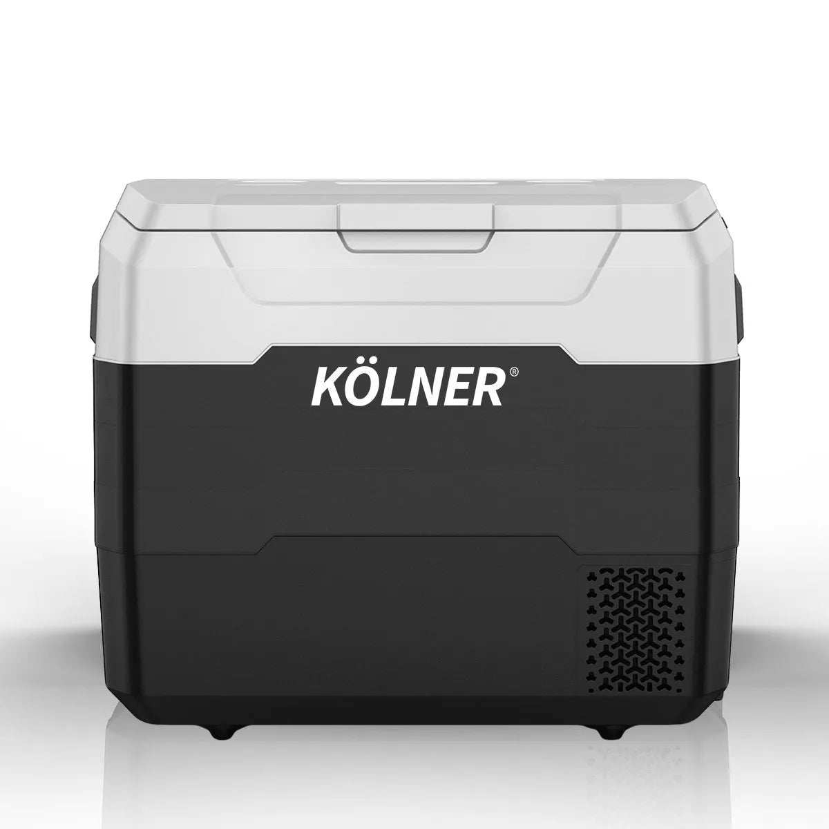 Kolner 50l Fridge Freezer Cooler 12/24/240v Camping Portable Esky Refrigerator - Black | Southern Sun Drones