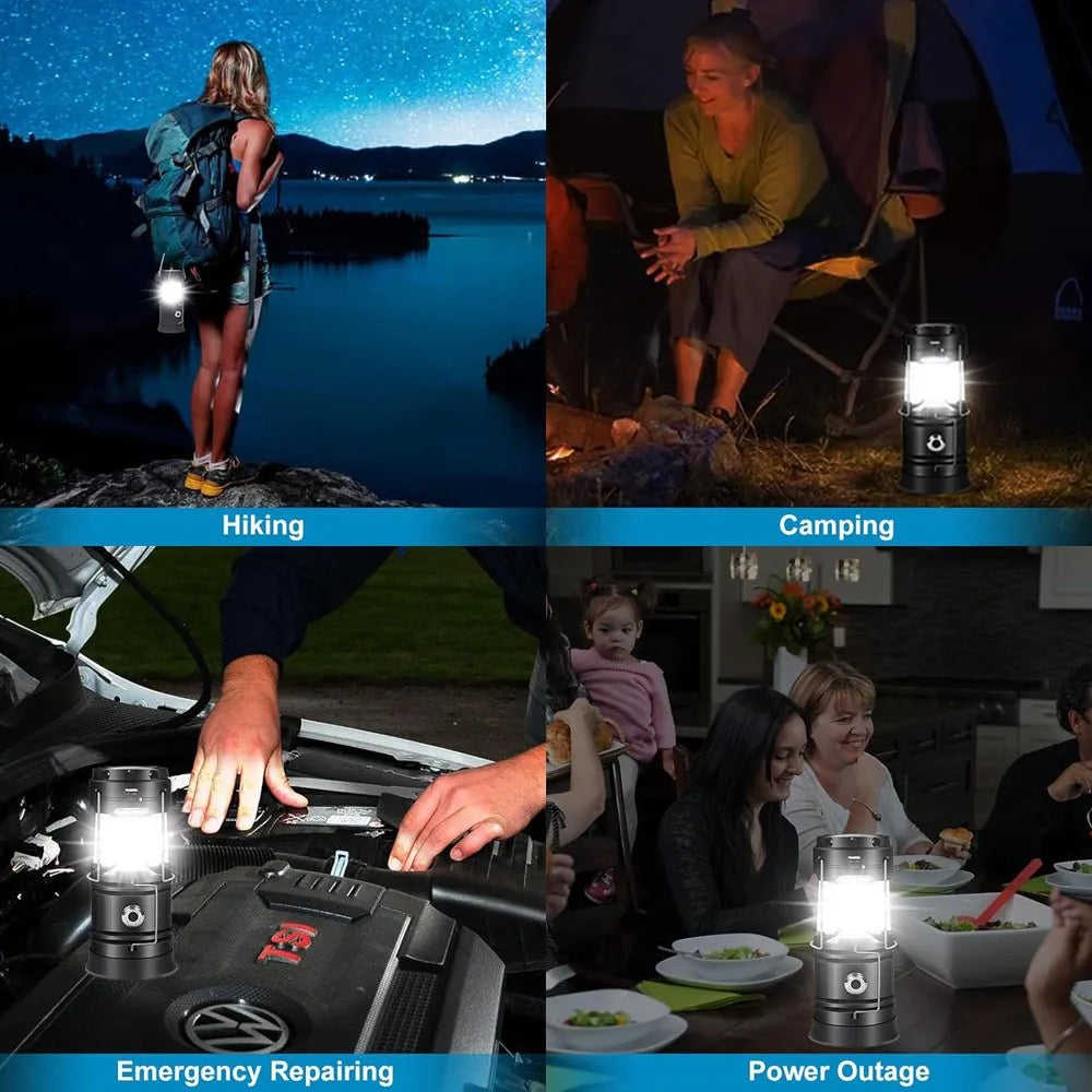 LED Camping Lamp Solar Powered Rechargeable USB Torch Waterproof Emergency Light Lantern | Southern Sun Drones