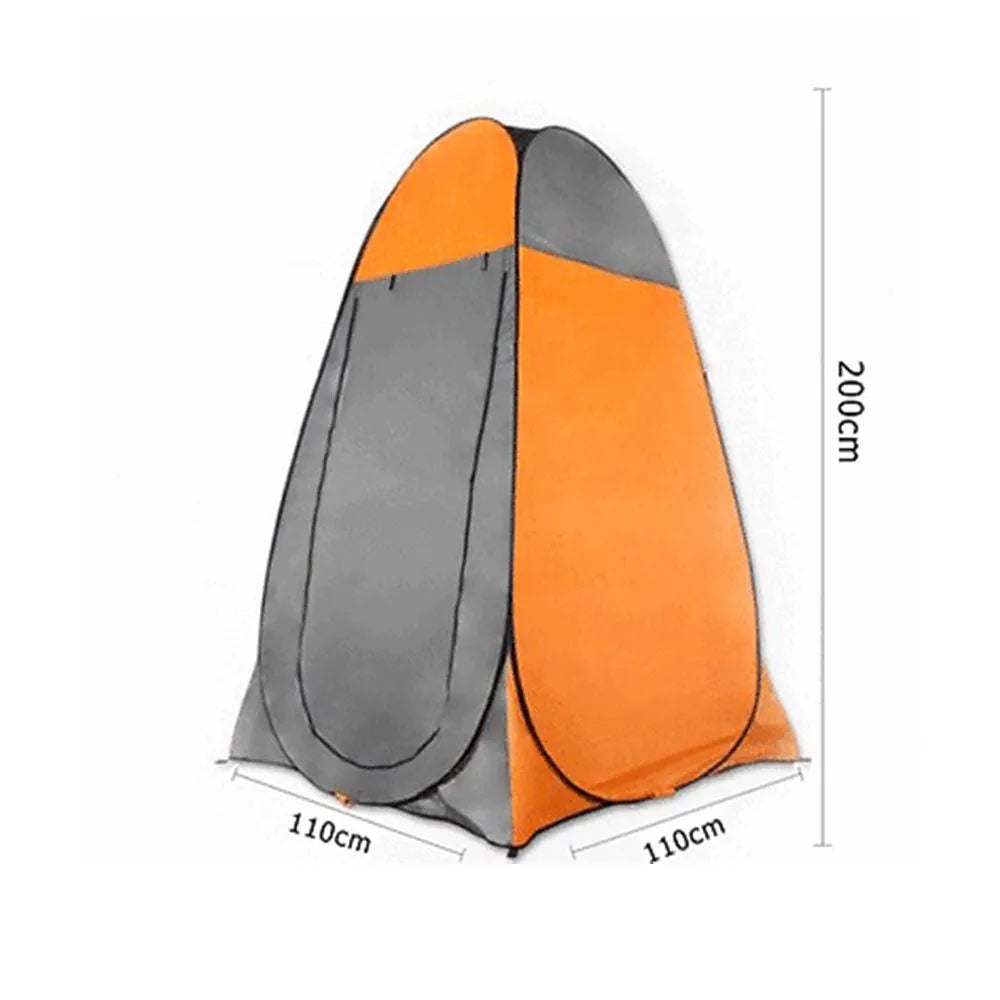 Pop Up Portable Privacy Shower room Tent &20L Outdoor Camping Water Bag Camp Set - orange | Southern Sun Drones