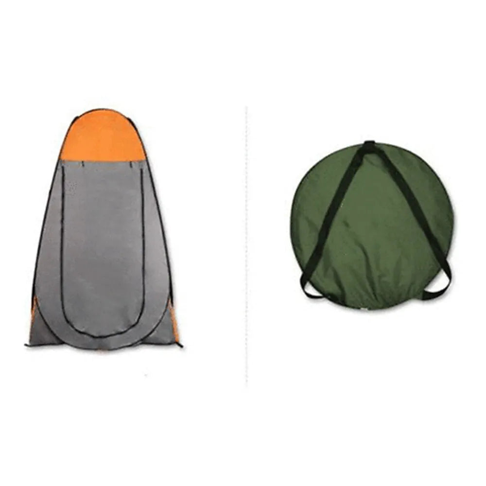 Pop Up Portable Privacy Shower room Tent &20L Outdoor Camping Water Bag Camp Set - orange | Southern Sun Drones