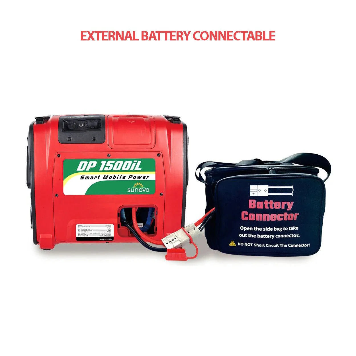 Sunovo 1500W Portable Power Station Solar Inverter Generator | Southern Sun Drones