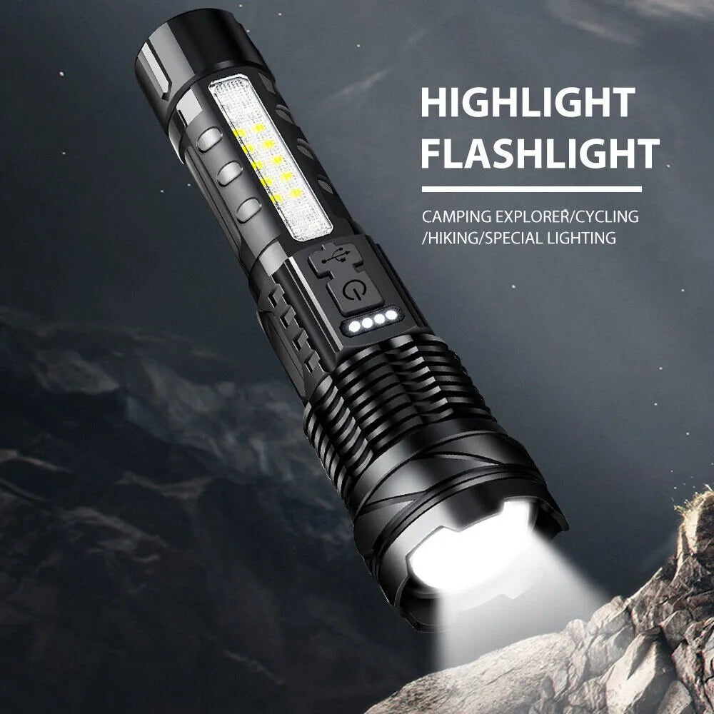 Super Bright 30W 14LED Flashlight White Laser Tactical Torch Lamp for Camping AU | Southern Sun Drones