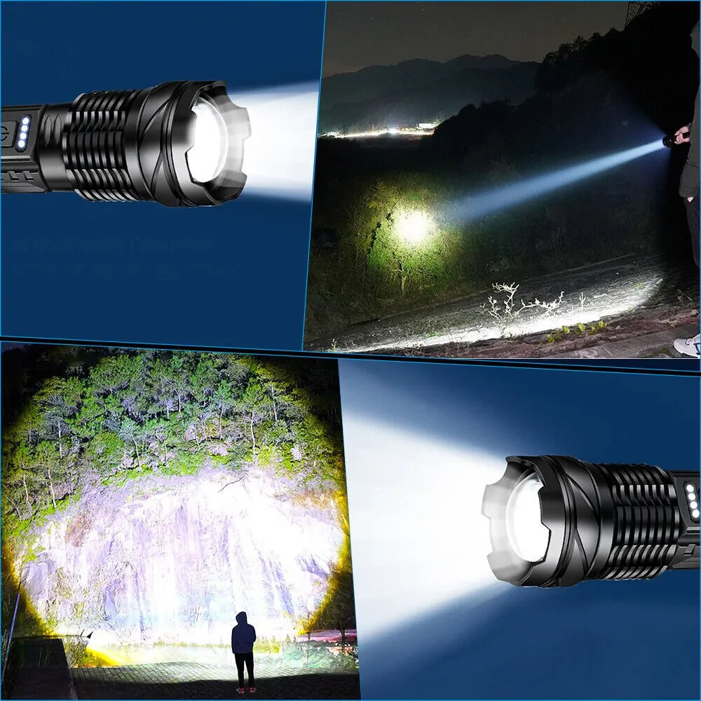 Super Bright 30W 14LED Flashlight White Laser Tactical Torch Lamp for Camping AU | Southern Sun Drones