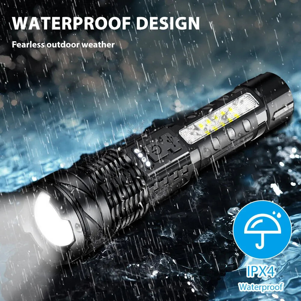 Super Bright 30W 14LED Flashlight White Laser Tactical Torch Lamp for Camping AU | Southern Sun Drones
