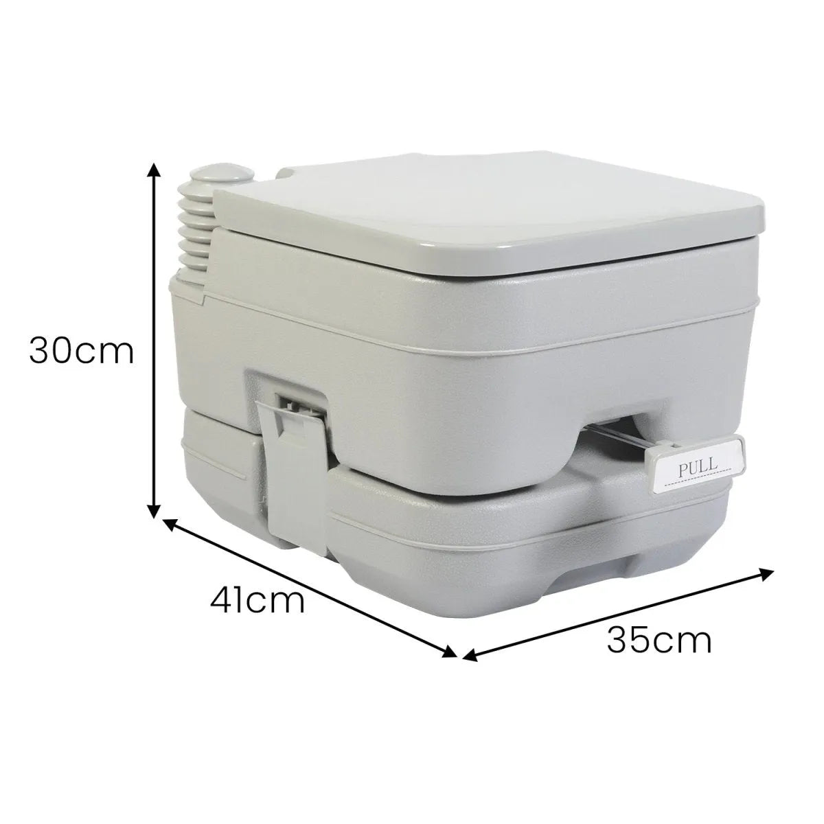Wallaroo 10l Camping Portable Toilet | Southern Sun Drones