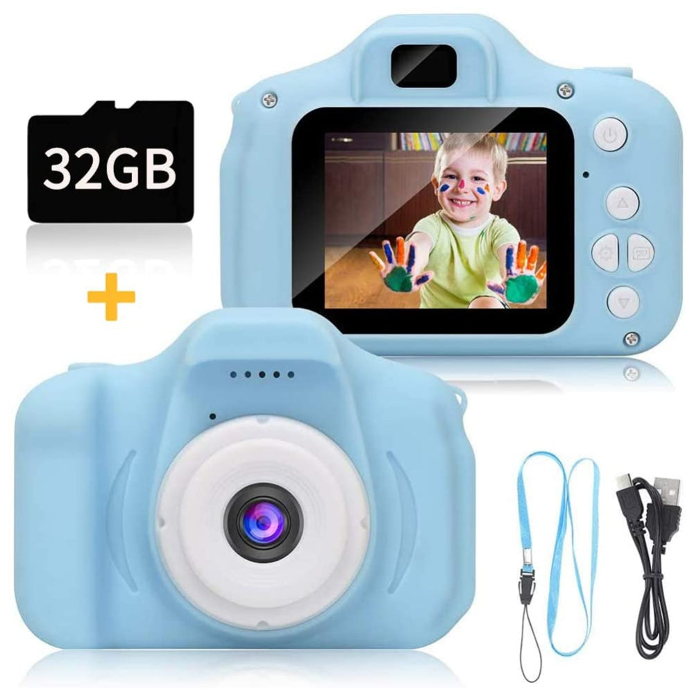 Mini Digital Children Camera Kids Camera 2.0&quot; LCD Toy 32G Card HD