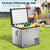 Kolner 75l Portable Fridge Chest Freezer With Lcd Panel - Rv Vehicle Camping Refrigerator