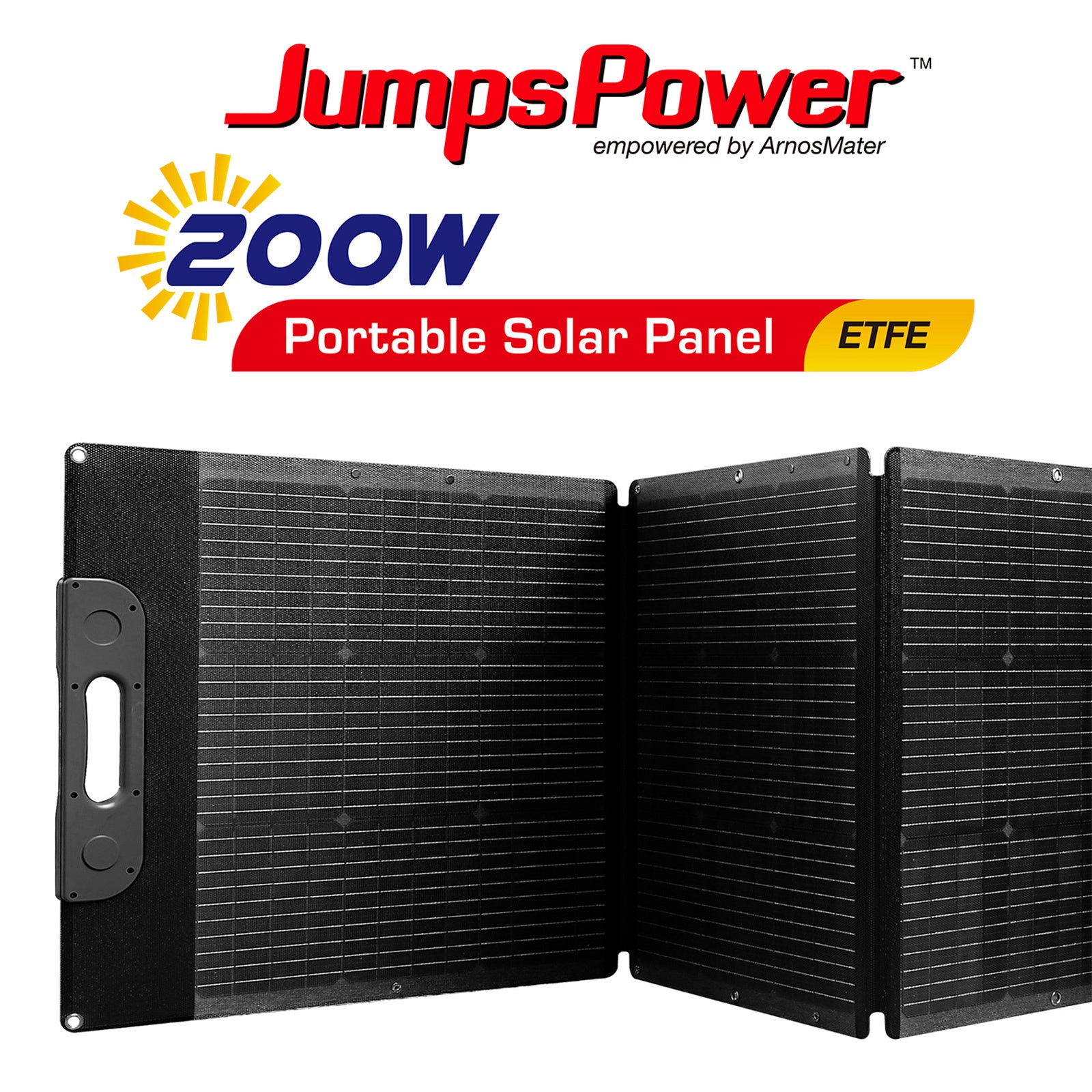 JumpsPower 200W Solar Panel Portable Charger Power Generator Foldable Camping