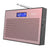 Majority Histon Compact DAB & FM Radio-Rose