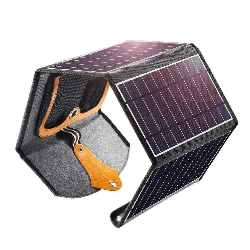 CHOETECH SC005 22W Portable Waterproof Foldable Solar Panel Charger (Dual USB Ports) | Southern Sun Drones